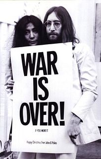 John Lennon "War is Over" Poster