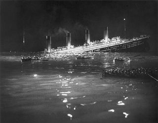 Titanic Sinking 1912 Print