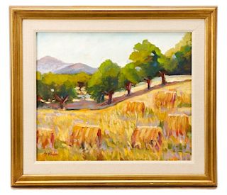 Stephanie Wheeler, "Provence Haystacks"-2003