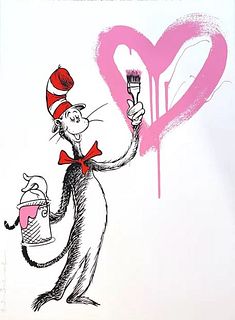Mr. Brainwash - The Cat And The Heart (Pink)