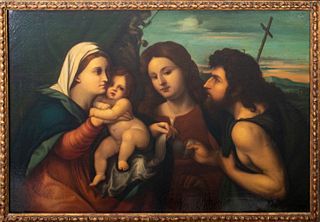 After Palma Vecchio The Virgin and Child Oil
