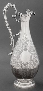 Victorian Sterling Silver Neo-Grec Ewer, 1892