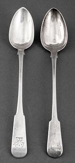 George III Sterling Silver Stuffing Spoons,1817, 2
