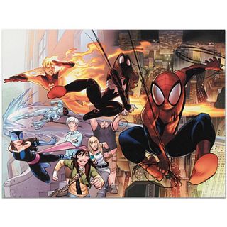 Marvel Comics "Ultimate Comics: Spider-Man #1" Numbered Limited Edition Giclee on Canvas by David Lafuente with COA.
