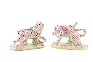 Pair, Port Royal for Chelsea House Pink Leopards