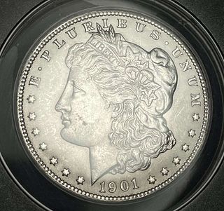 1901-O Morgan Silver Dollar ANACS MS60 Details