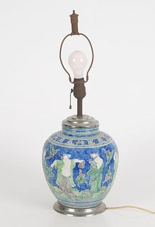 A Chinese Jar/Lamp