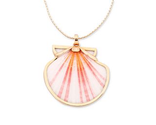 An Ivana Cella shell pendant