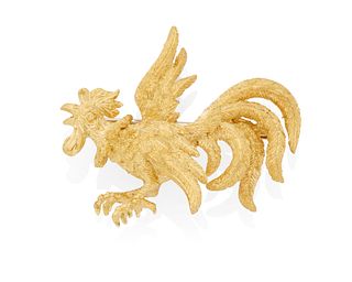 A Buccellati rooster brooch