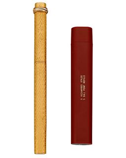 A Les Must de Cartier gold-plated pen