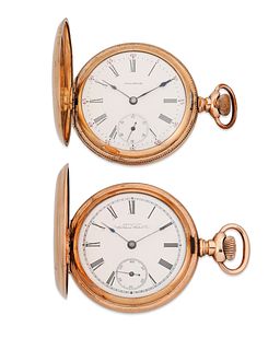 Two Waltham gold-filled pocket watches