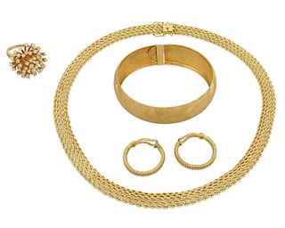 Four jewelry items