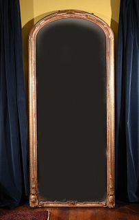 Imposing Renaissance Revival Giltwood Mirror