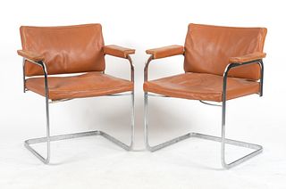 Pair of Stendig Cantilever Armchairs