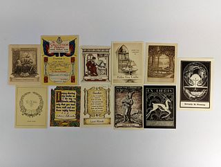 [BOOKPLATES] Small Collection of Ex-libris