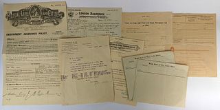 [AUSTRALIA] Early 20th Century Australian Banking and Insurance Documents