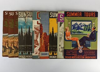 [UNITED STATES, RAILWAYS] Â 1930s & 1940s Union Pacific Summer Tours