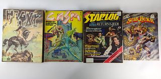 [SCIENCE FICTION] Heavy Metal, Gasm, and other Sci-Fi Magazines and Comic