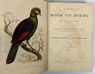 [NATURAL HISTORY] Cassell's Book of Birds. From the Text of Dr. Brehm (4 Volumes in 2)