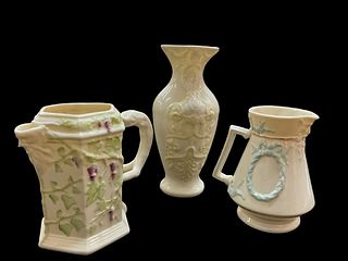 3 Unique Pieces of Belleek Porcelain