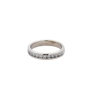 Half Eternity Ring in 14k Gold with Diamonds