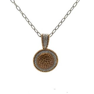 14k Gold Pendant Necklace with Diamonds