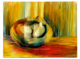 Elizabeth Blair Barber, "Nest", Oil on Canvas