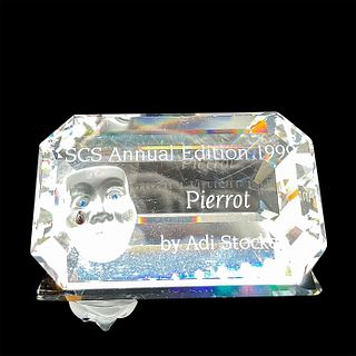 Swarovski SCS Crystal Plaque, Pierrot