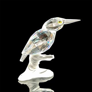 Kingfisher On Branch - Swarovski Crystal Figurine