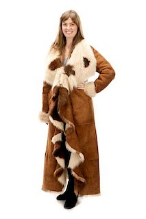 Artico, Wild Shearling Full Length Coat