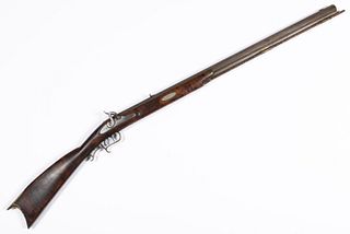 UNSIGNED MID-ATLANTIC ATTRIBUTED PLAINS-STYLE LONG RIFLE