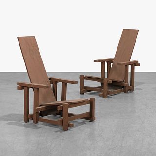 Gerrit Rietveld Inspired - Adirondack Chairs