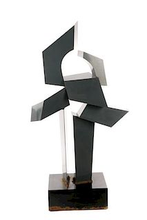 Peter Nishanian Modern Enameled Steel Sculpture