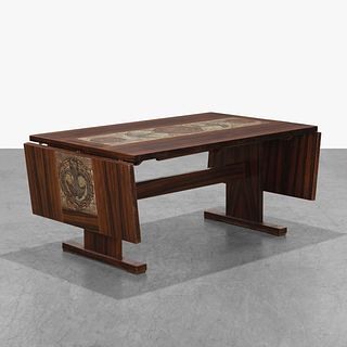 Danish Rosewood & Tile Table