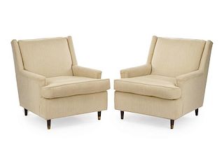 Pair MCM Milo Baughman Thayer Coggin Lounge Chairs