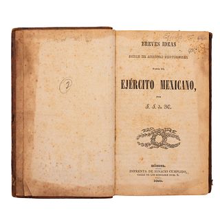 Miscelánea de Impresos Militares de Mediados de Siglo XIX. Siete obras en un volumen.