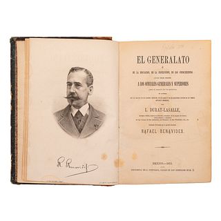 Durat - Lasalle, L. El Generalato o la Educación de la instrucción de los Conocimientos y de las Virtudes Necesarias... México, 1873.