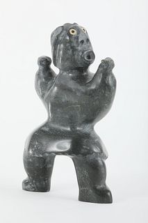 Wayne Puqiqnaq's "Dancer" Original Inuit Carving