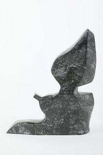 Joe Poodlat's "Raven" Original Inuit Carving