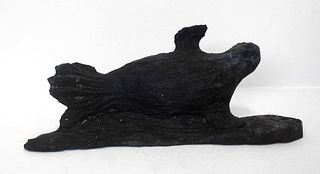 Paul Aaluk's "Seal" Original Inuit Carving