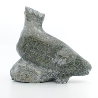 Seepee Pootasie's "Seal" Original Inuit Carving