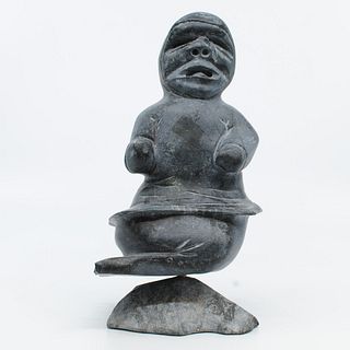 Simon Uttaq's "Seal Spirit" Original Inuit Carving