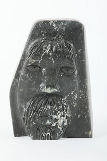 Tony Ittunga's "Face" Original Inuit Carving