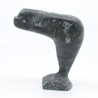 Eddie Oleekatalik's "Whale" Original Inuit Carving