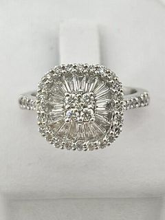 18k White Gold Ring Diamond Ring