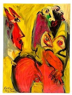 Peter Robert Keil, "Couple in Yellow"-1973