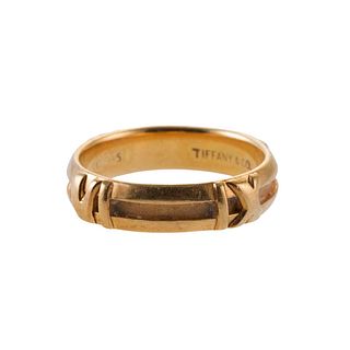 Tiffany & Co Atlas 18k Gold Band Ring