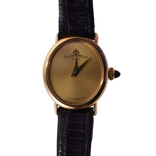 Baume & Mercier Classic 18k Gold Manual Wind Ladies Watch 38232