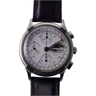 Aero Watch Neuchatel Moonphase Chronograph Automatic Watch 