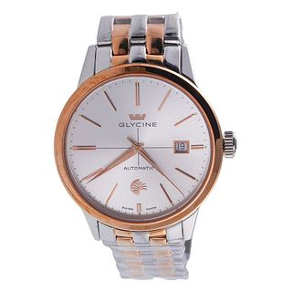 Glycine Classic Two Tone Stainless Steel Automatic Men's Watch 3910.131